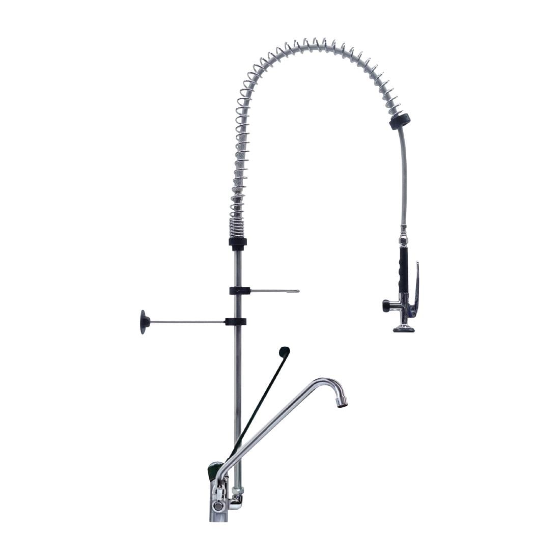 Douchette avec puisage petit modèle monotrou à col de cygne et commande mains libres Gastro M CS491