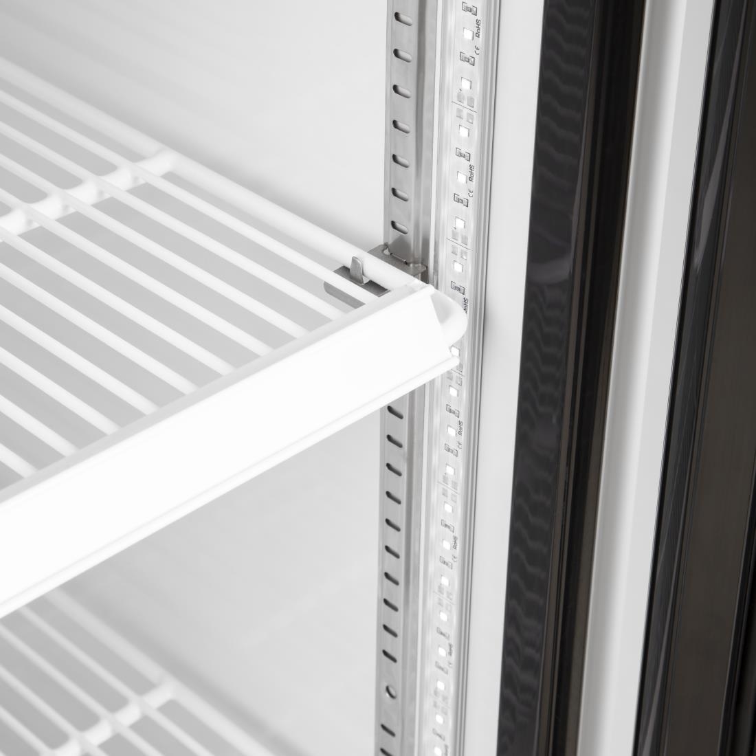 Refroidisseur à bouteilles Slimline Polar Série G noir CS586