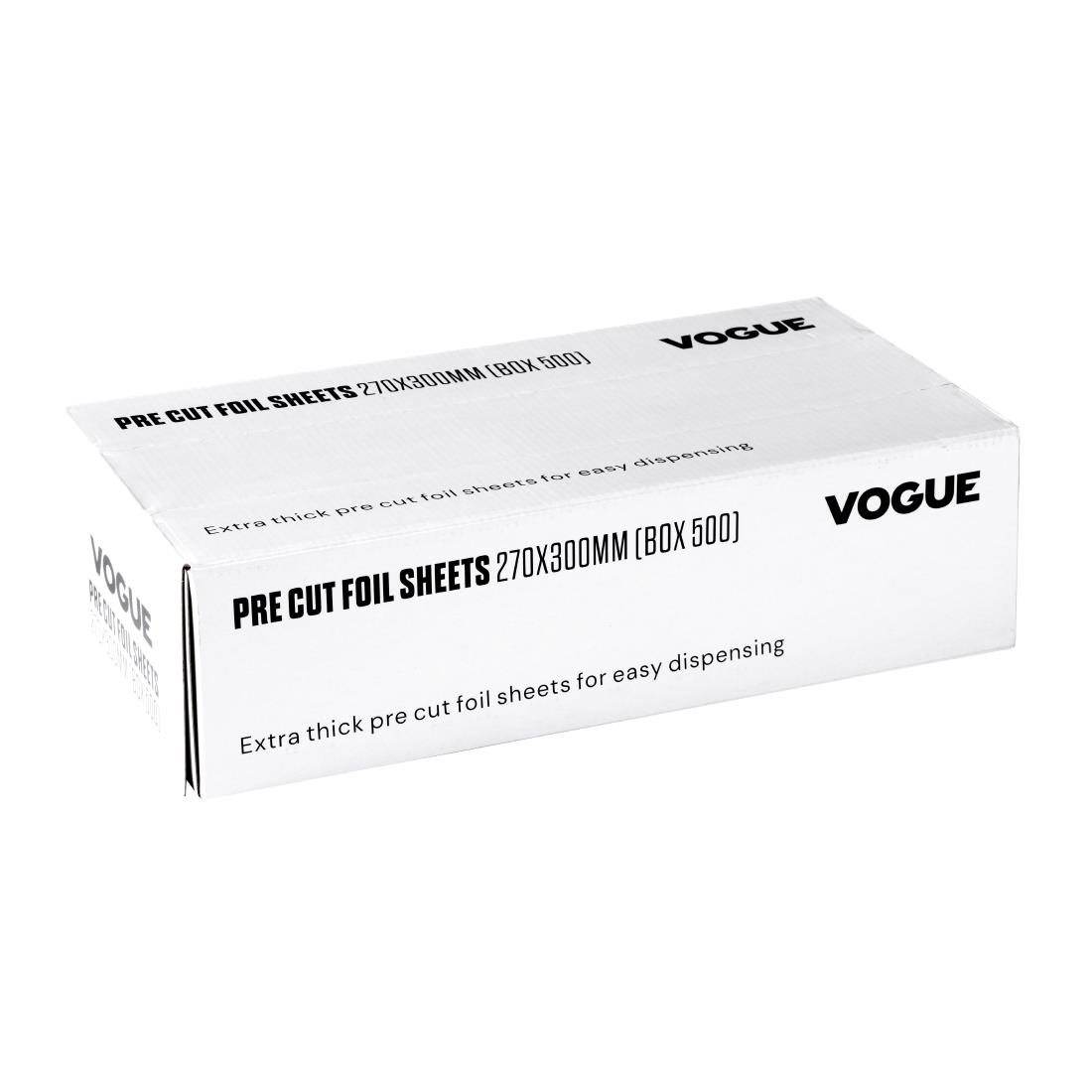 Feuilles d'aluminium Vogue 270x300mm (lot de 500) CU259