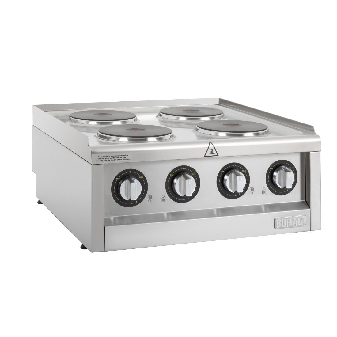 Table de cuisson électrique 4 feux Buffalo Série 600 CU471