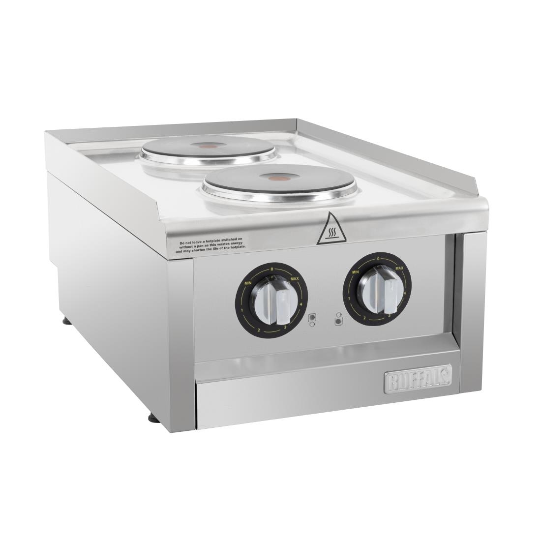 Table de cuisson électrique 2 feux Buffalo Série 600 CU472