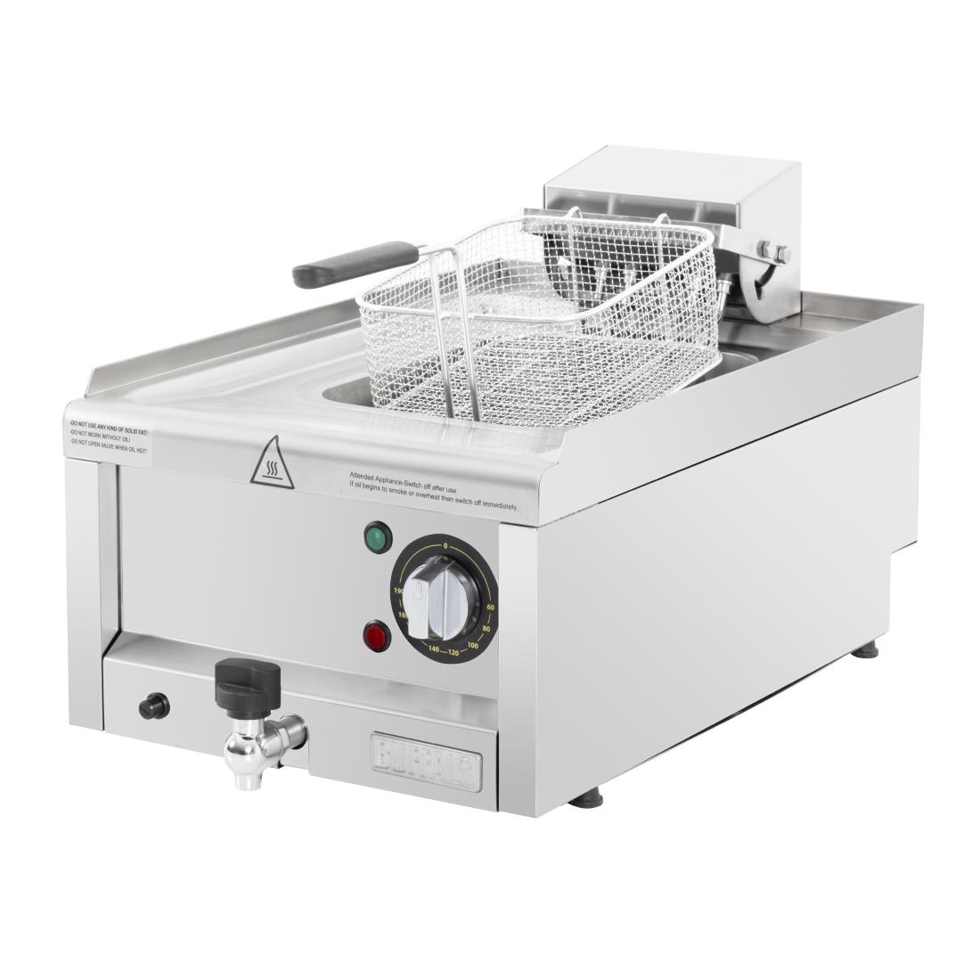 Friteuse électrique simple Buffalo Série 600 8L CU476