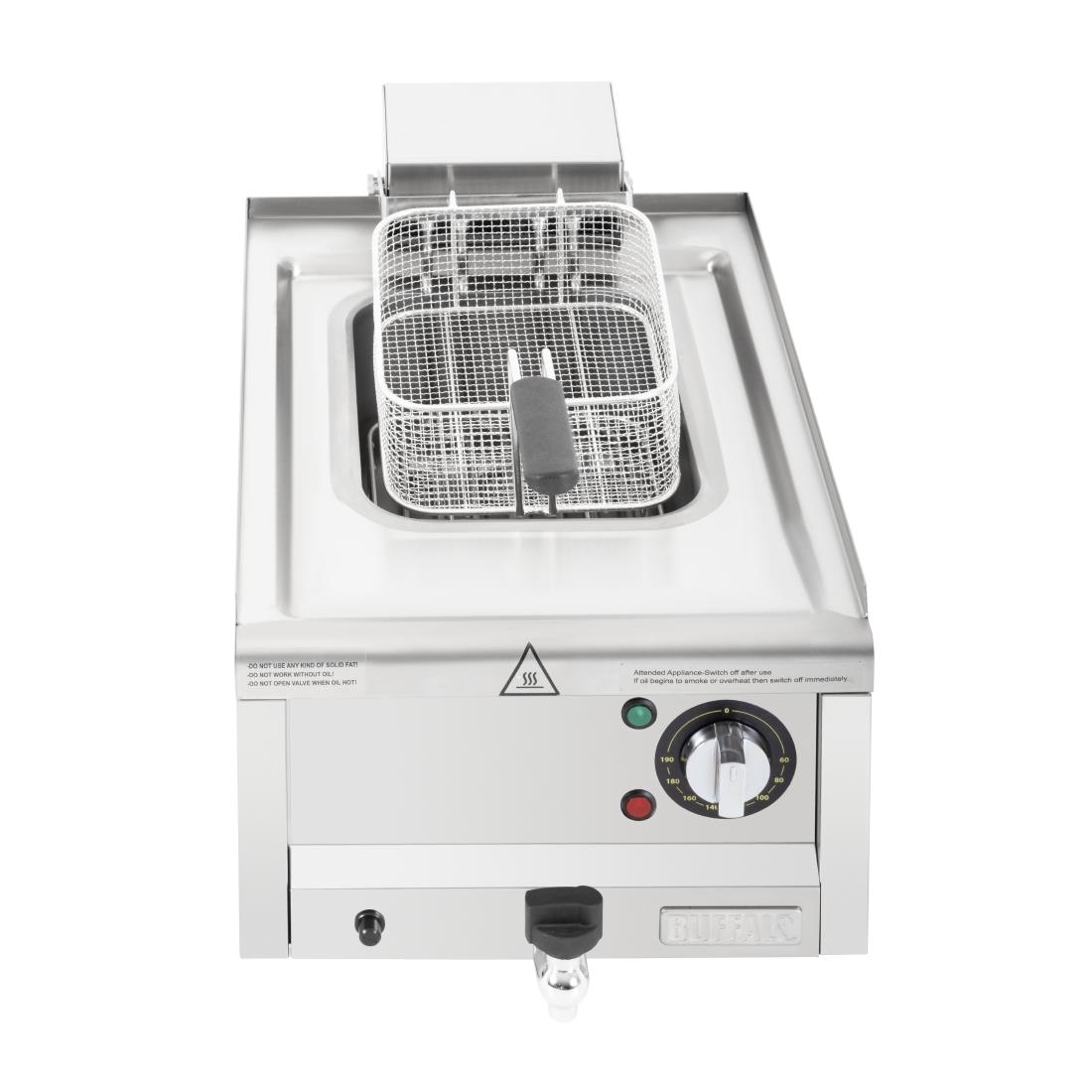 Friteuse électrique simple Buffalo Série 600 8L CU476