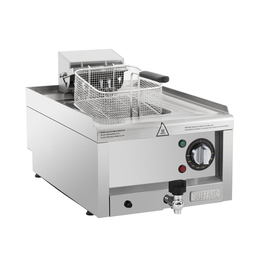 Friteuse électrique simple Buffalo Série 600 8L CU476