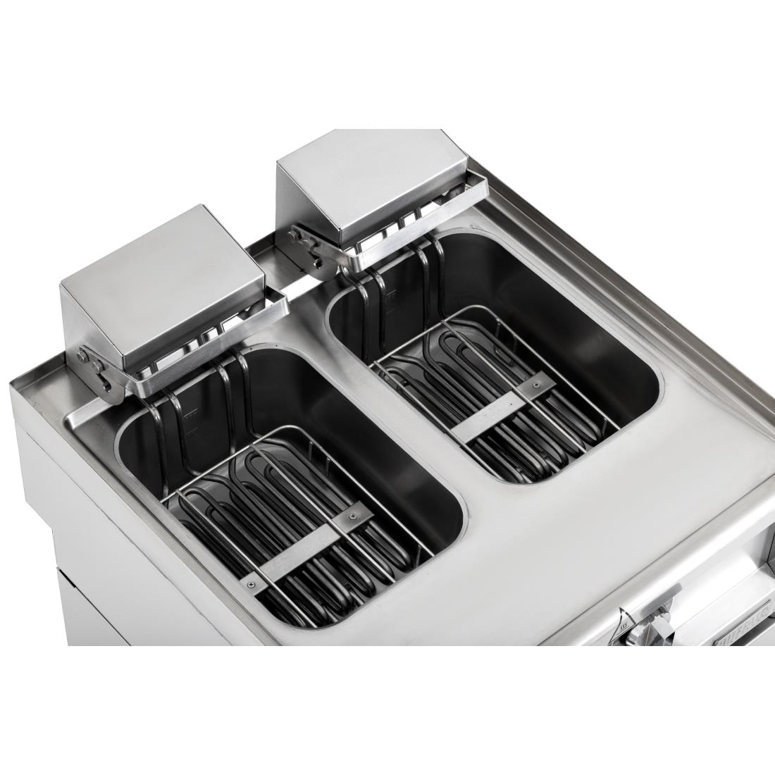 Friteuse électrique double Buffalo Série 600 2 x 8L CU477
