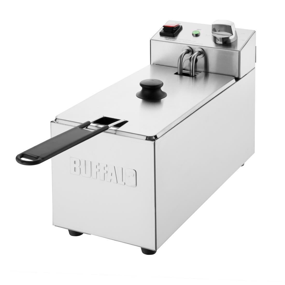 Friteuse de comptoir simple avec panier Buffalo 3L CU614