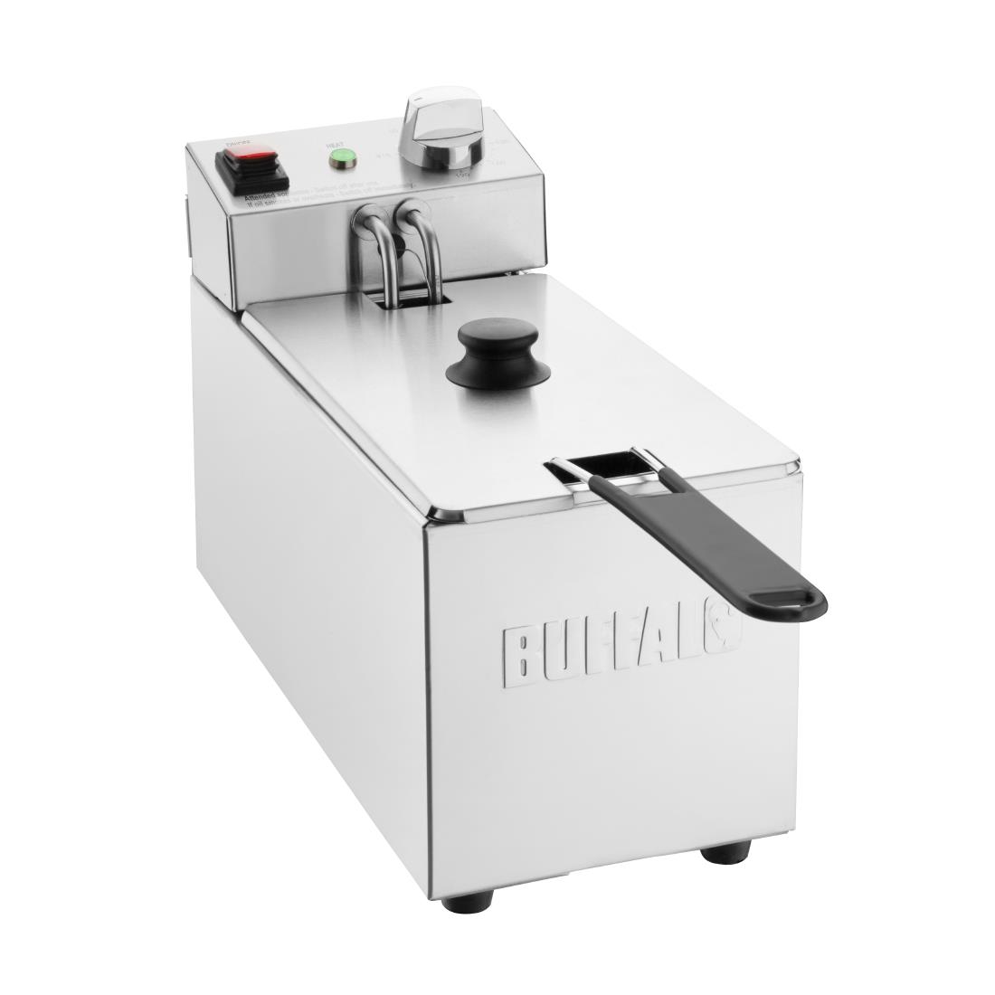 Friteuse de comptoir simple avec panier Buffalo 3L CU614