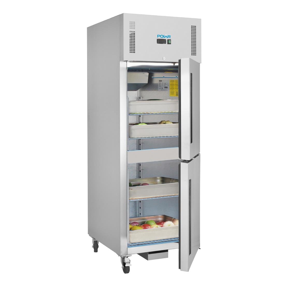 Armoire réfrigérée positive 2 portillons GN 2/1 Polar Série G CW193