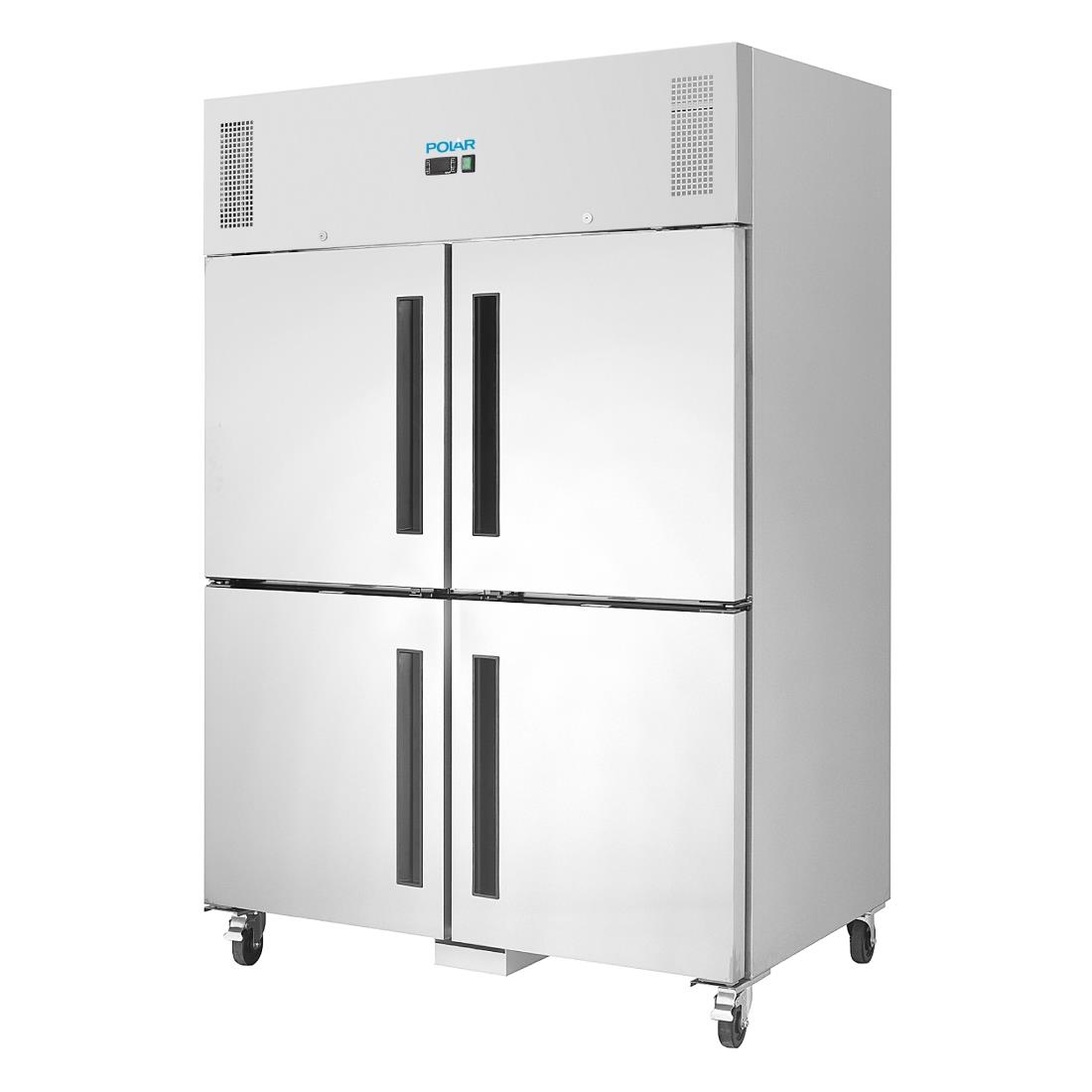 Armoire réfrigérée positive double 2 portillons GN 2/1 Polar Série G CW195