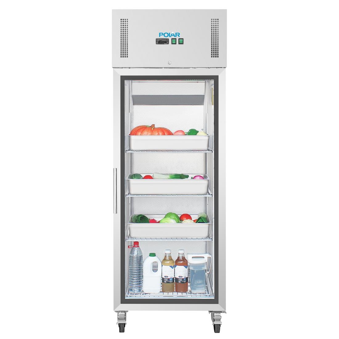 Vitrine réfrigérée positive simple GN 2/1 Polar Série G CW197