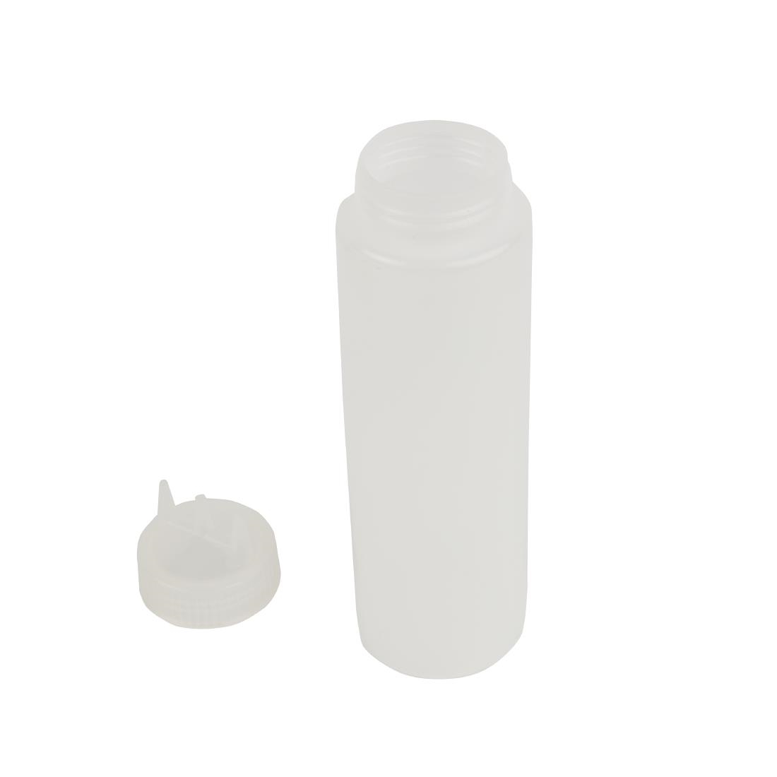 Bouteille souple transparente 3 embouts Vogue 681ml CW725