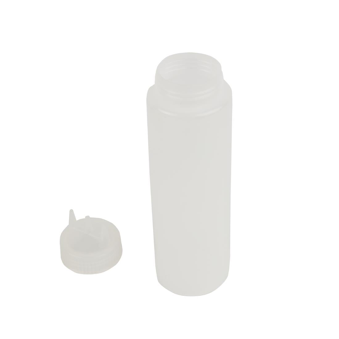 Bouteille souple transparente 3 embouts Vogue 681ml CW725
