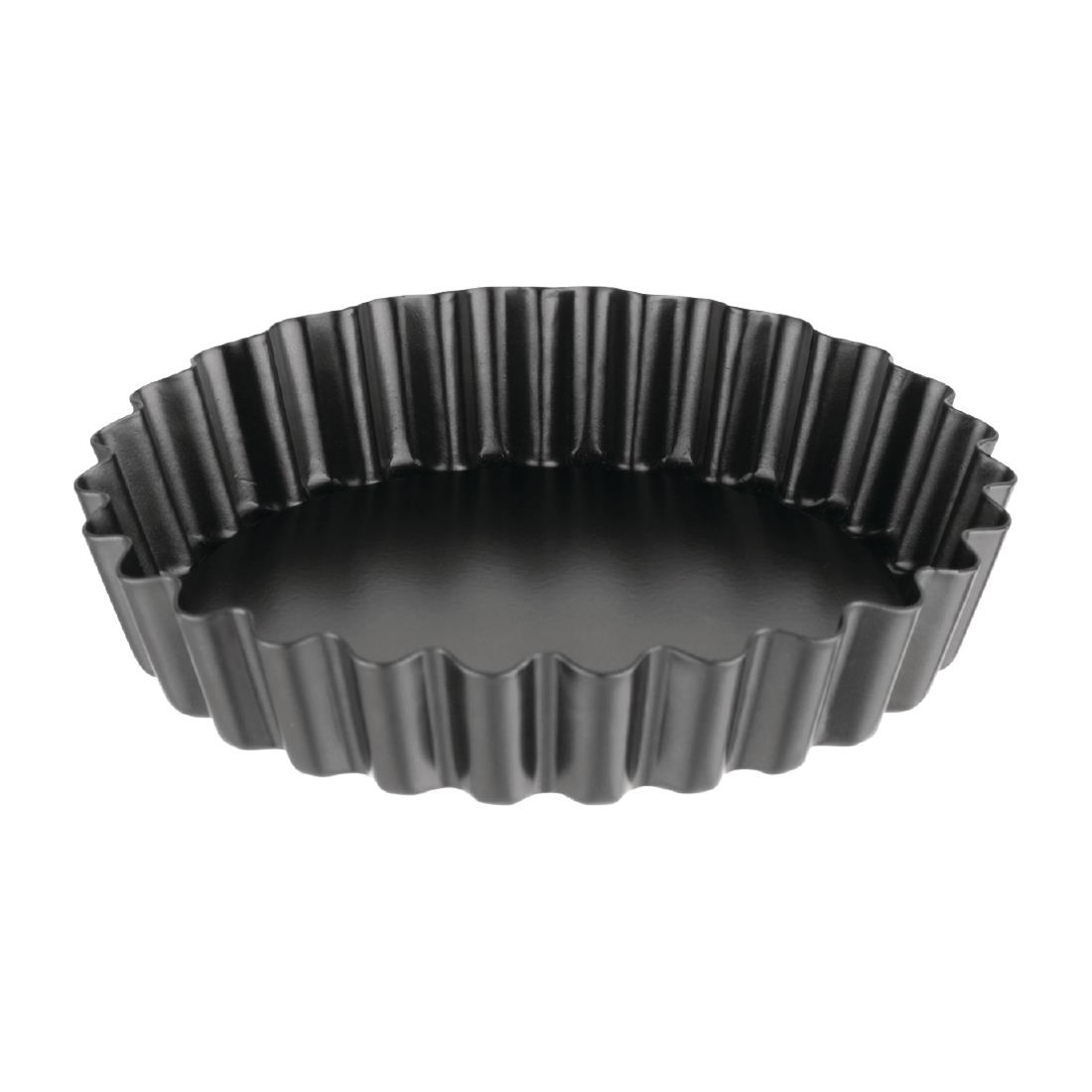 Moule à tartelette cannelé antiadhésif avec fond amovible Vogue 10 cm (x3) CW991