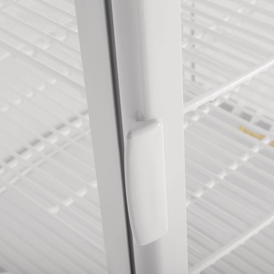 Vitrine réfrigérée porte incurvée économe en énergie Polar série C blanche 86L CX576