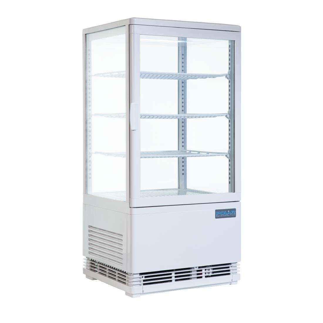 Vitrine réfrigérée économe en énergie Polar série C blanche 68L CX578