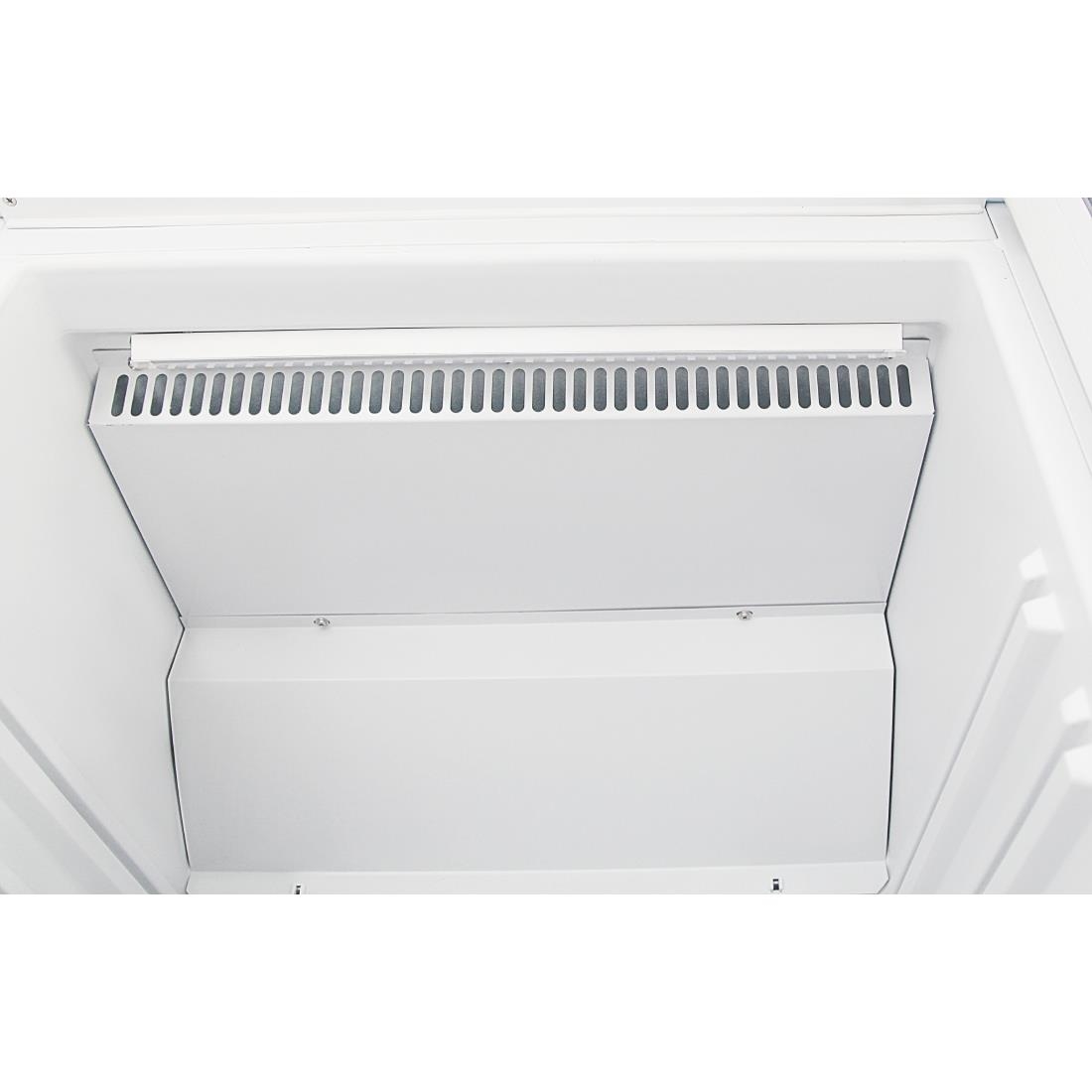 Vitrine réfrigérée positive dessous de comptoir Polar Série C 150L blanc CZ785