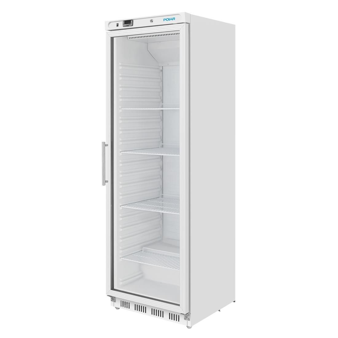Vitrine réfrigérée positive Polar Série C blanche 400 L CZ786