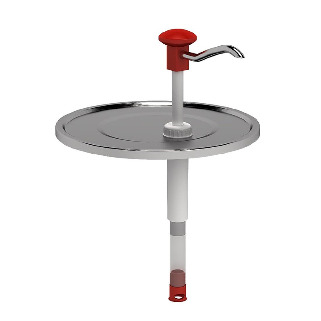 Couvercle distributeur 10 litres à poussoir en inox 18/10 Gastro M CZ915