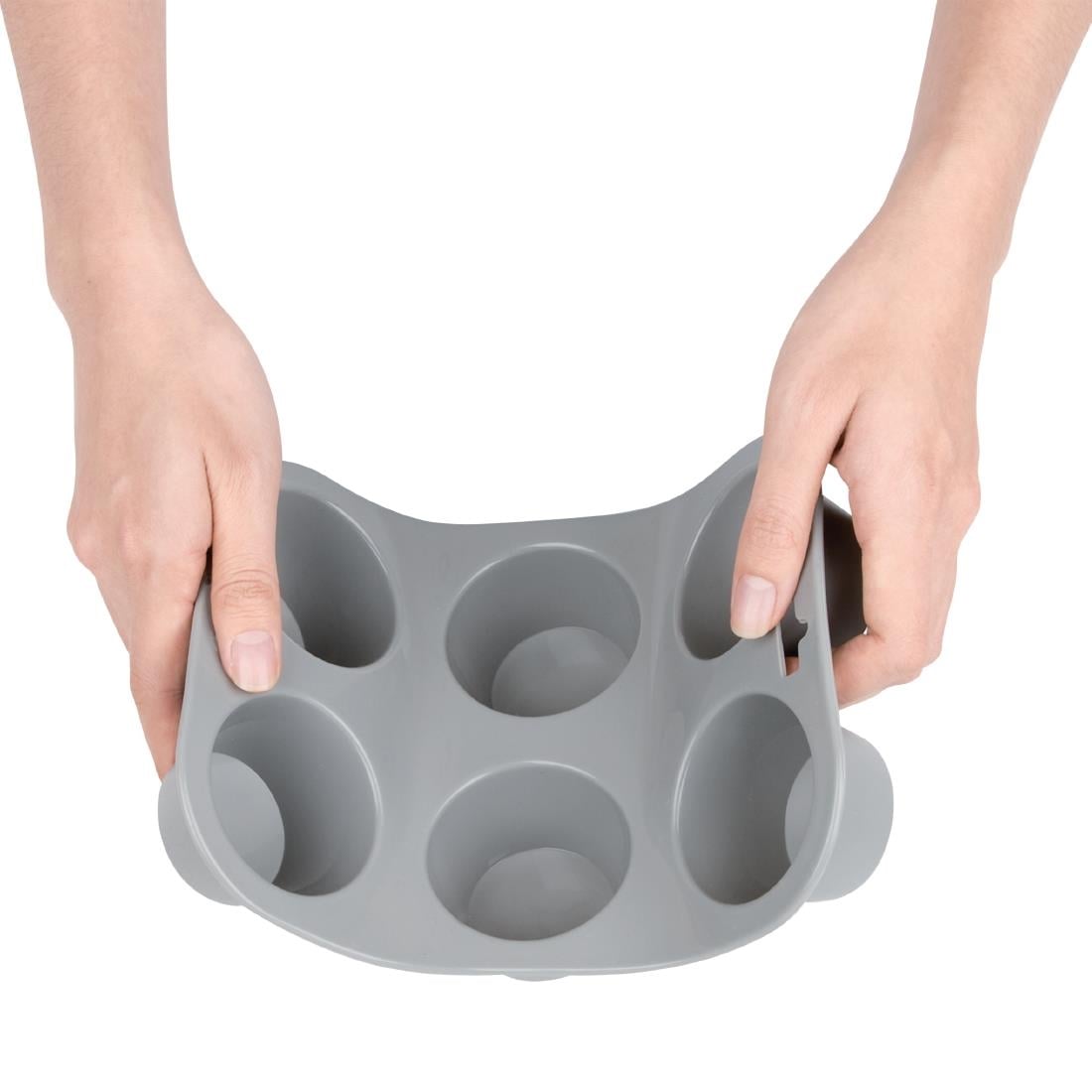 Plaque flexible en silicone 6 muffins Vogue DA520