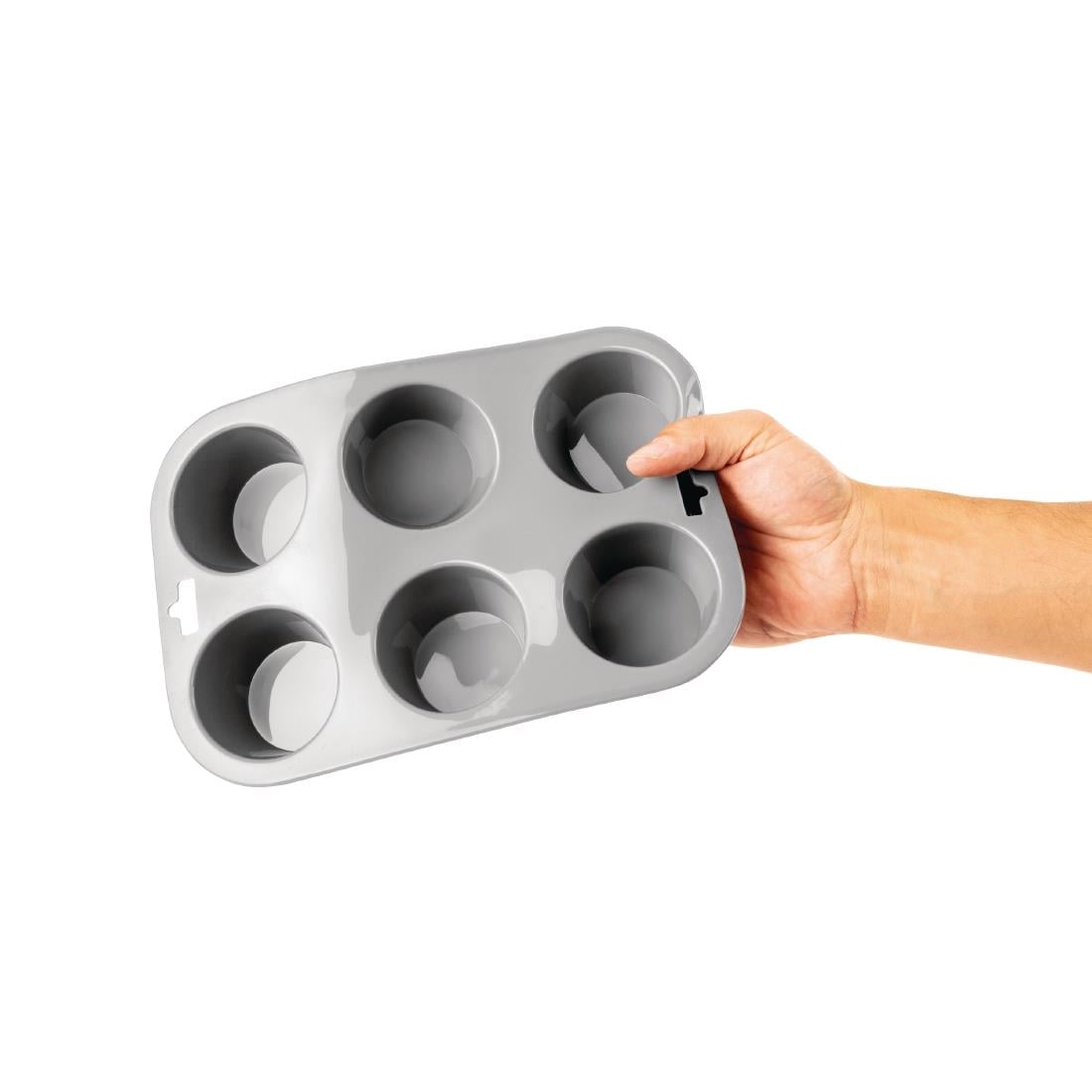Plaque flexible en silicone 6 muffins Vogue DA520