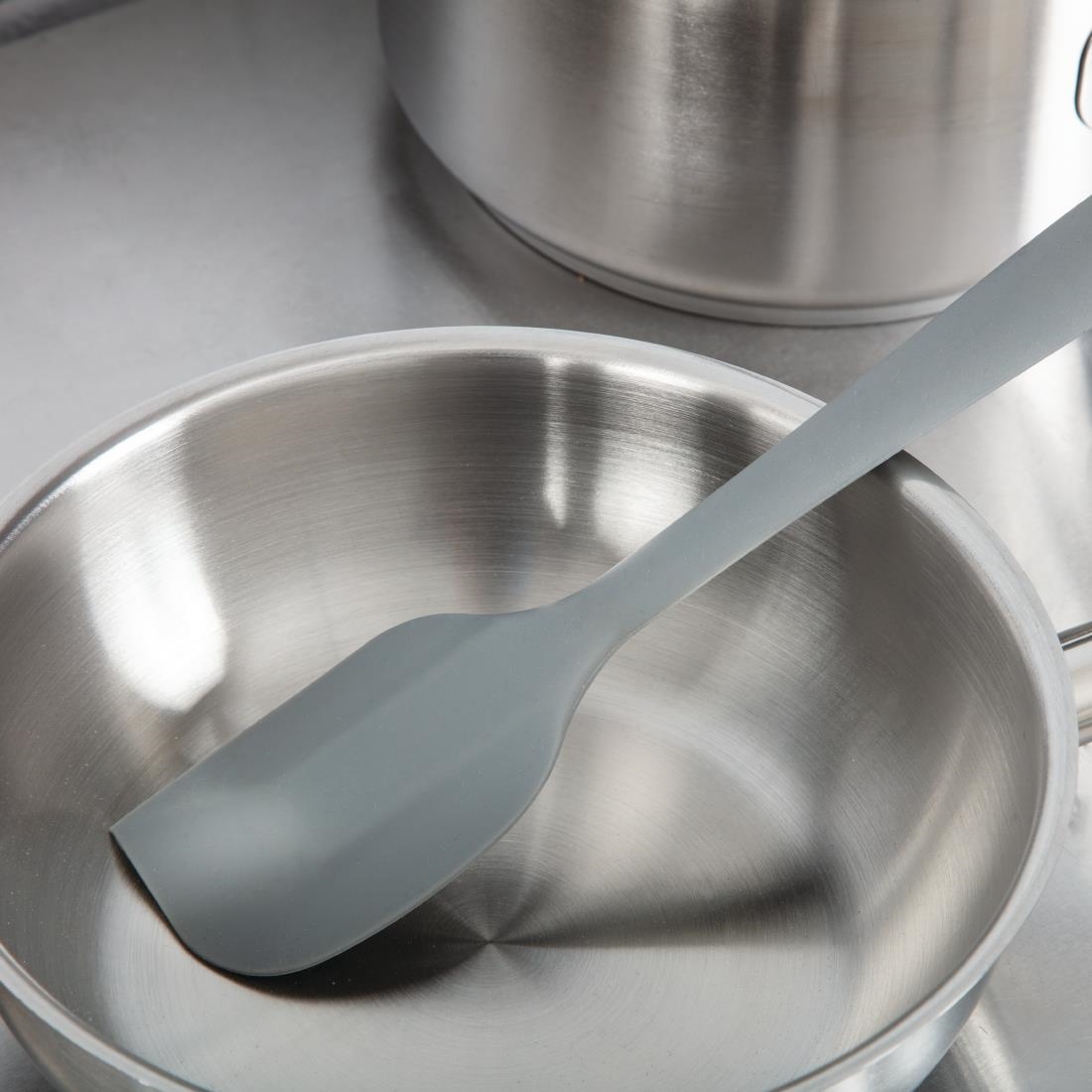 Grande spatule en silicone résistant à la chaleur Vogue grise DA521