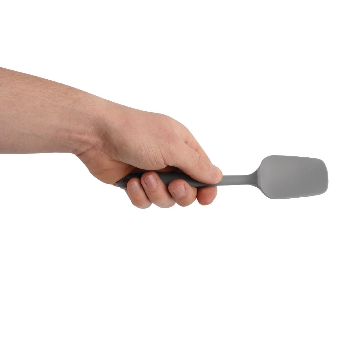 Mini spatule en silicone résistant à la chaleur Vogue grise DA529