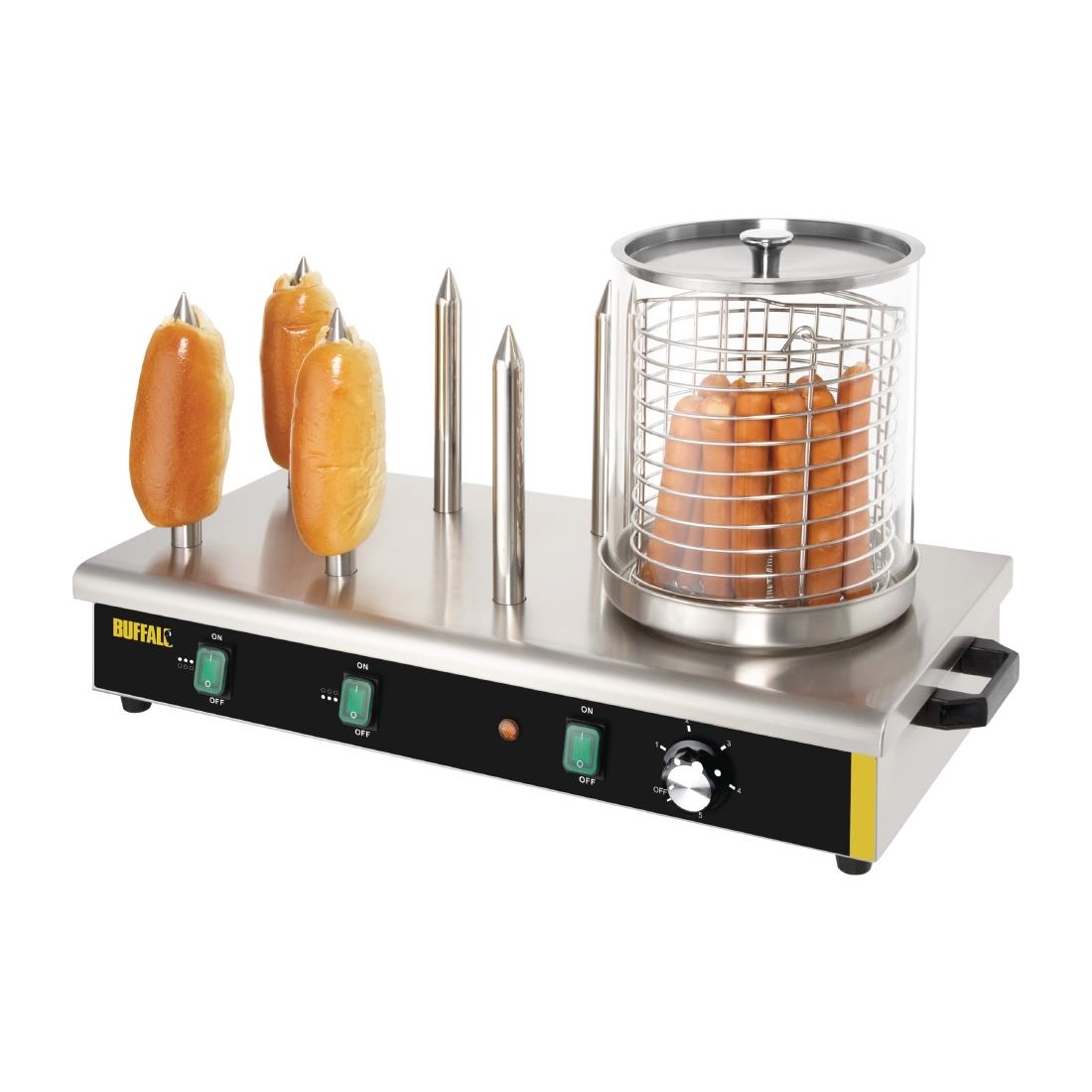 Chauffe-saucisses Buffalo 6 plots DA567