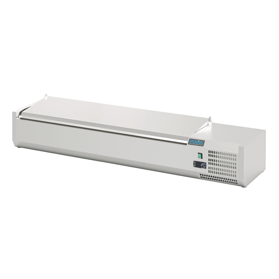 Saladette à poser avec couvercle Polar Série G 6x GN 1/4 DA680