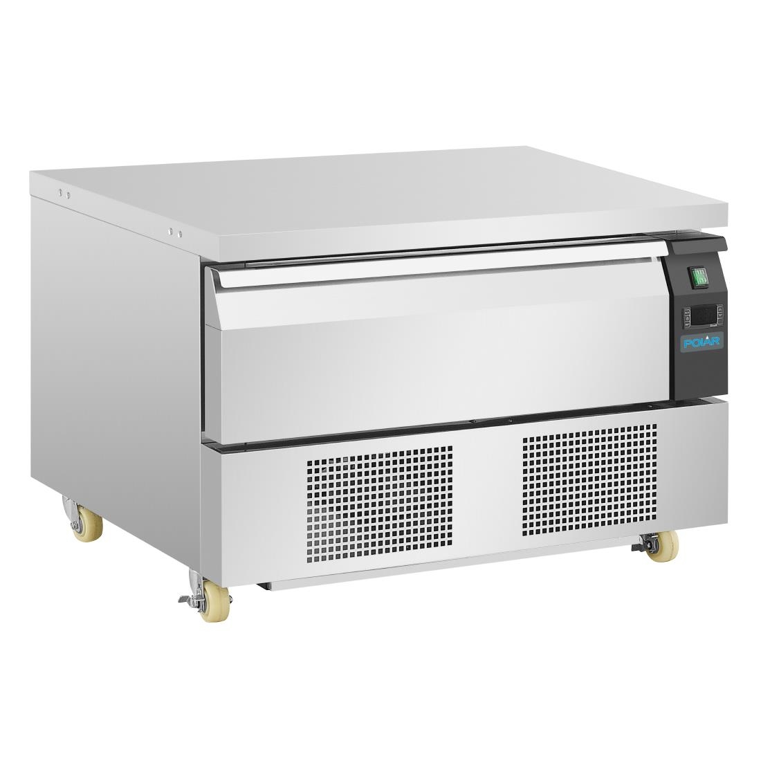 Soubassement double réfrigération 1 tiroir Polar Série U 2x GN 1/1 DA994