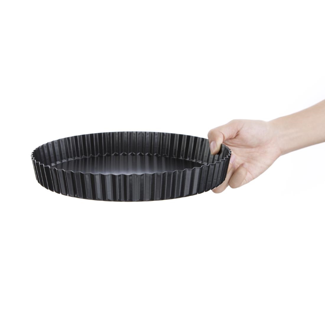 Moule à tarte antiadhésif avec fond mobile Vogue 25 cm DB567