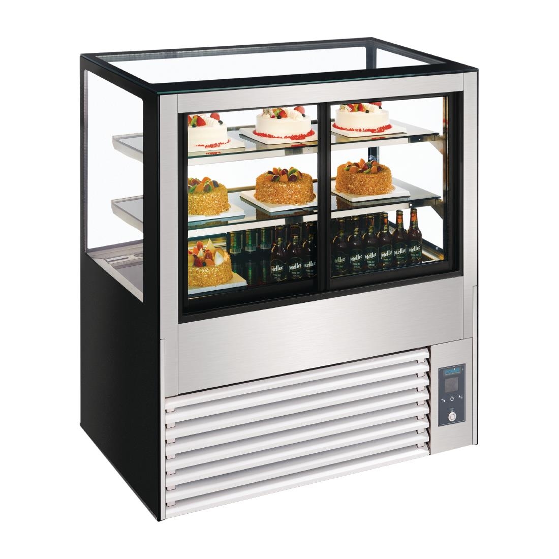 Vitrine service arrière réfrigérée Polar Série U 900mm DB950