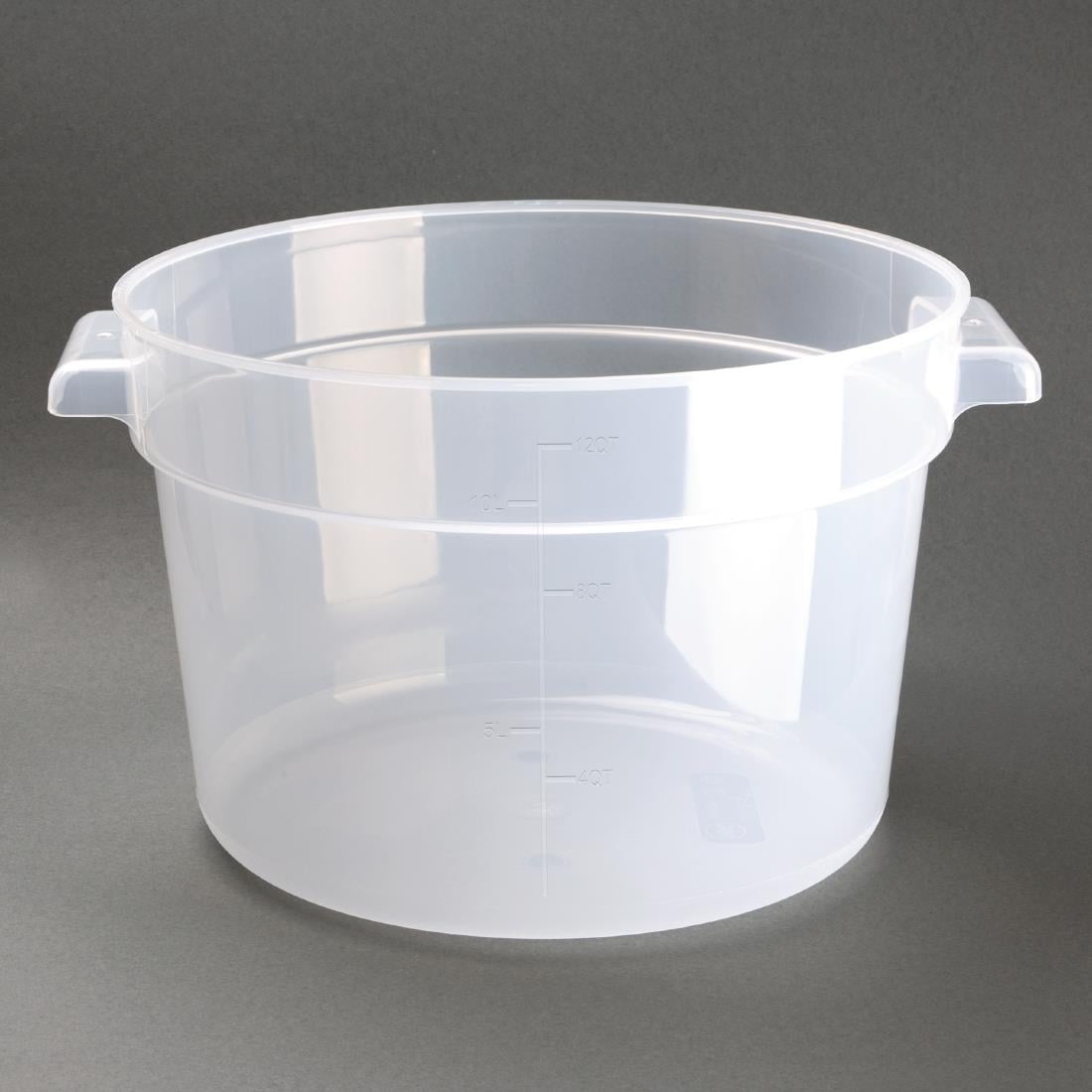 Conteneur alimentaire rond en polypropylène Vogue 10L DJ961