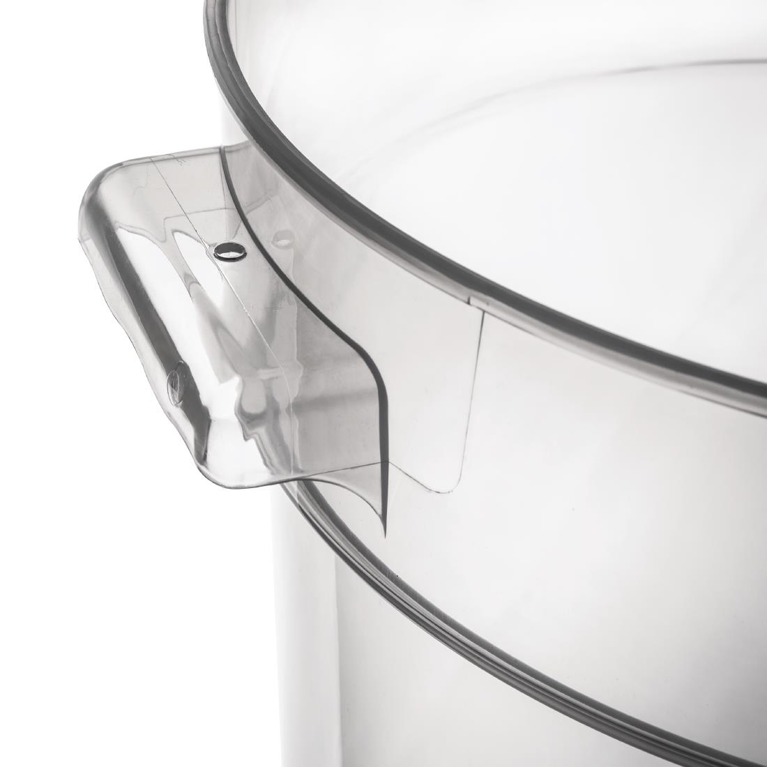 Conteneur alimentaire rond en polypropylène Vogue 20L DJ962