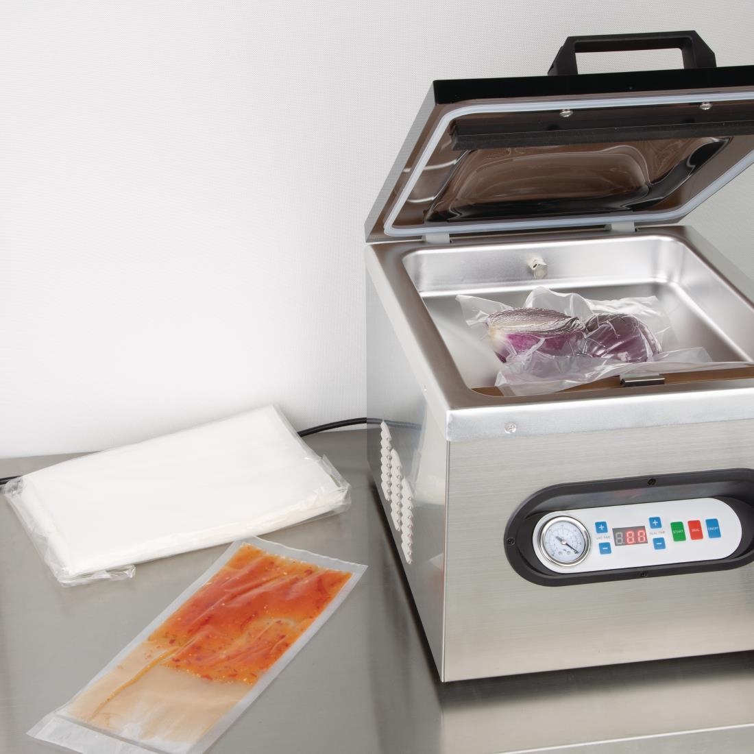 Sacs d'emballage sous vide Vogue 150 x 350mm gaufrés (Lot de 50) DM880