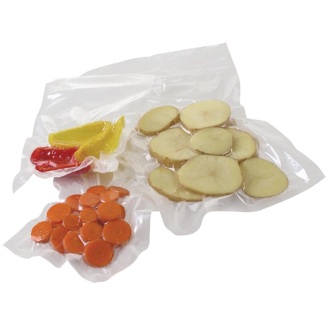Sacs d emballage sous vide Vogue 200 x 300mm gaufrés (Lot de 50) DM881