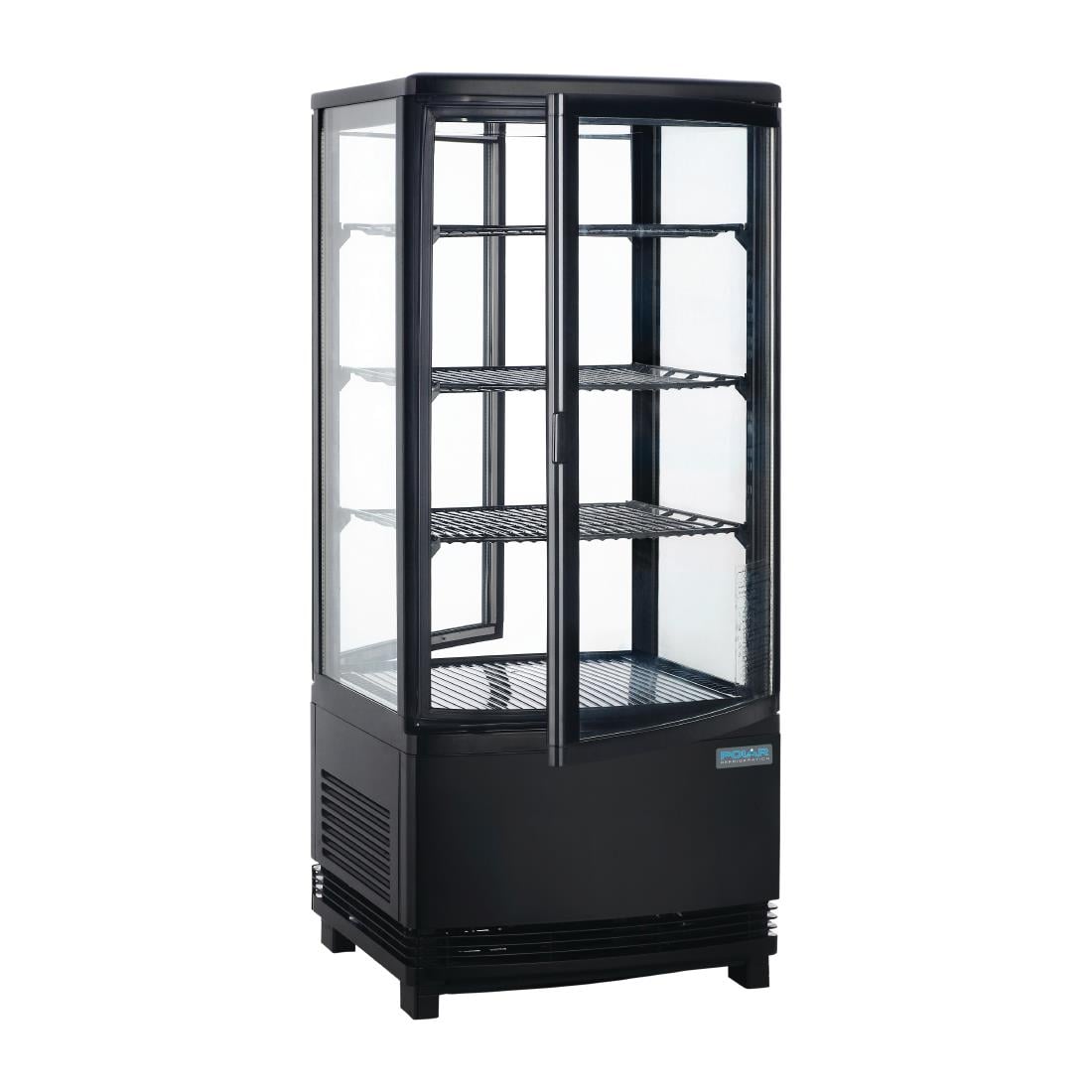 Vitrine réfrigérée avec portes incurvées Polar Série C 86L DP288