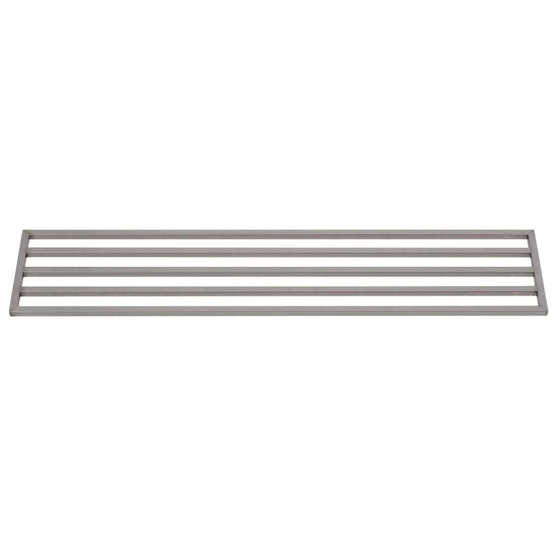 Etagère murale ajourée inox sans support Gastro M RVS sans support 140x40cm DS448