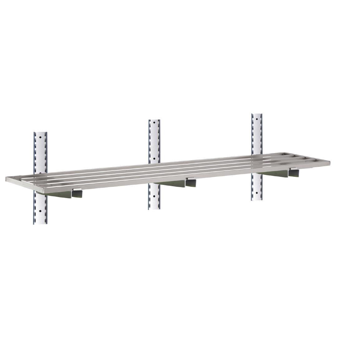 Etagère murale ajourée inox sans support Gastro M RVS sans support 180x40cm DS451