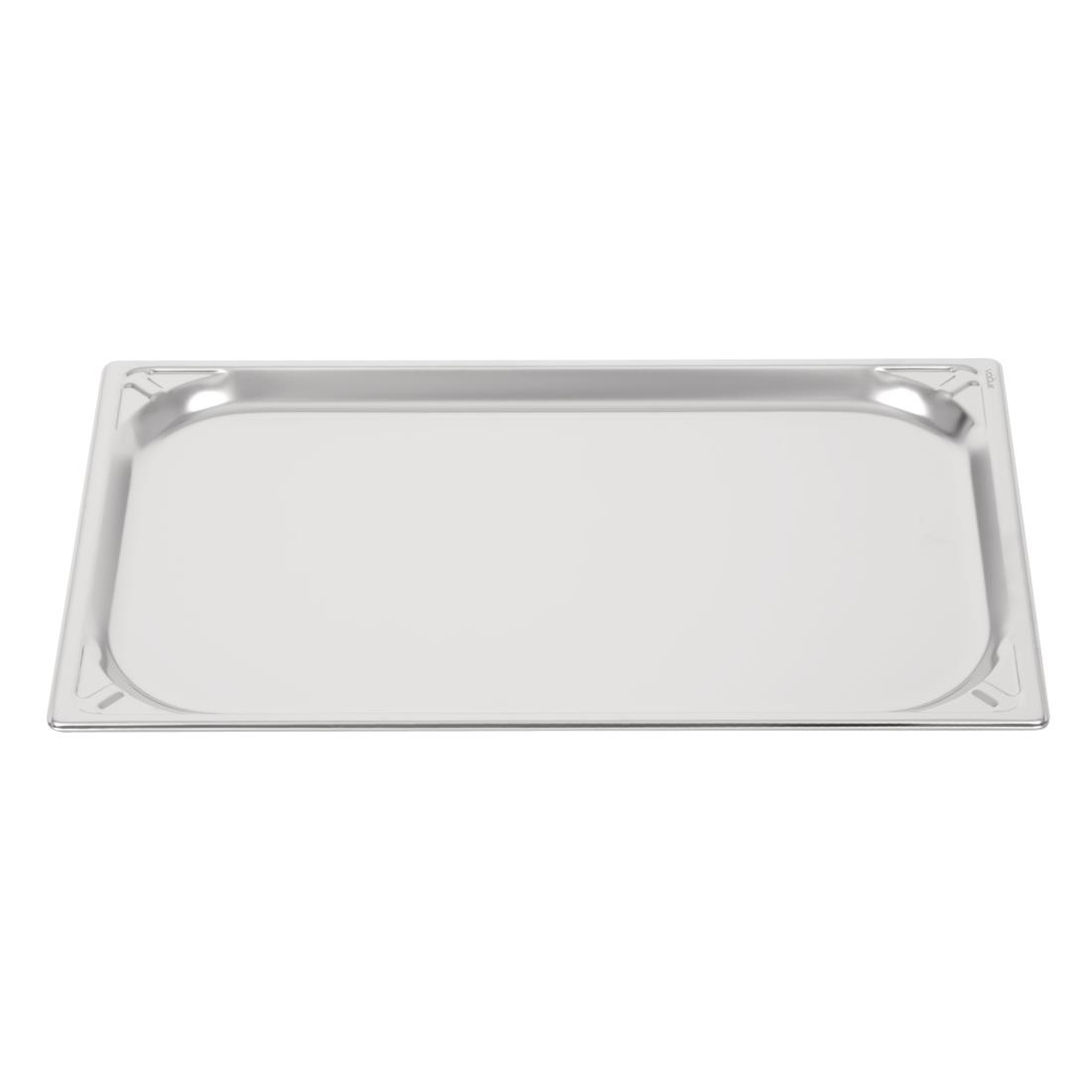 Bac inox 18/10 GN 1/1 professionnel Vogue 20mm DW431