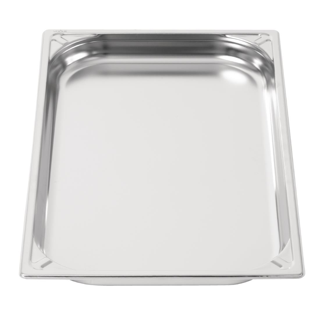 Bac inox 18/10 GN 1/1 professionnel Vogue 40mm DW432
