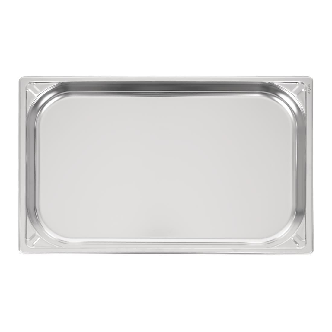Bac inox 18/10 GN 1/1 professionnel Vogue 40mm DW432