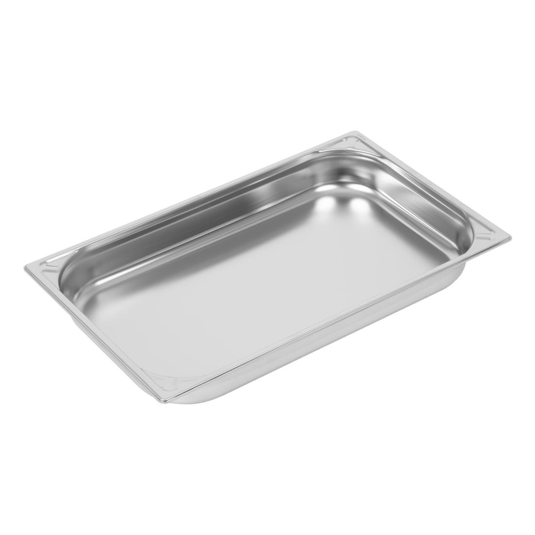 Bac inox 18/10 GN 1/1 professionnel Vogue 65mm DW433