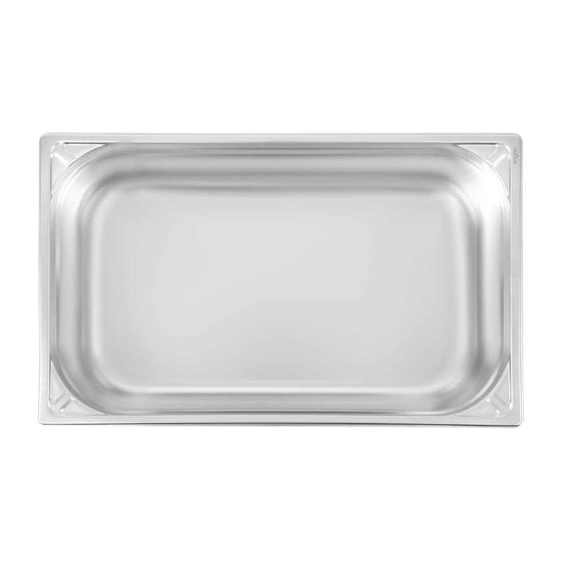Bac inox 18/10 GN 1/1 professionnel Vogue 150mm DW435