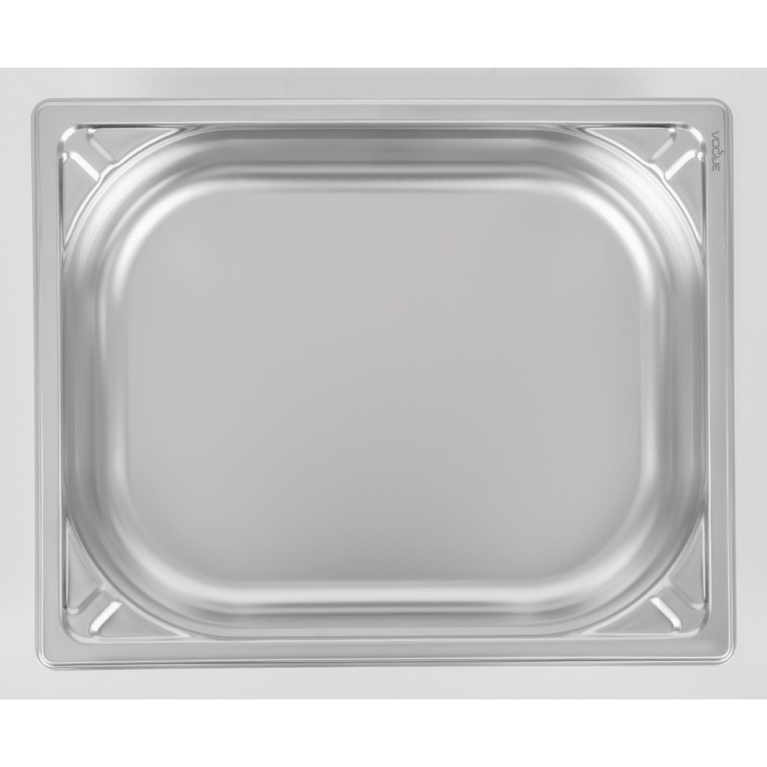 Bac inox 18/10 GN 1/2 professionnel Vogue 65mm DW438