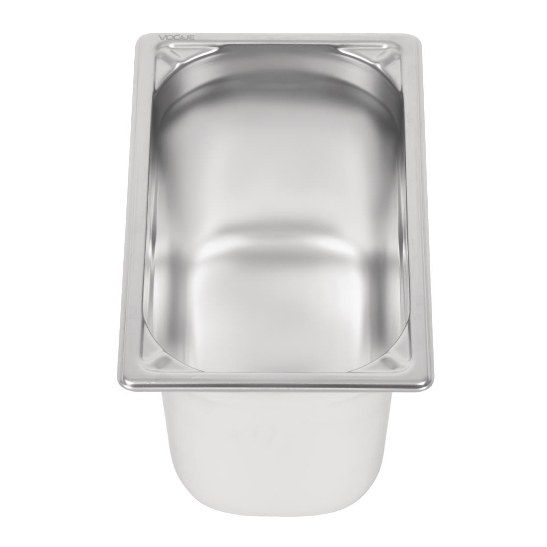 Bac inox 18/10 GN 1/4 Vogue 150mm DW448