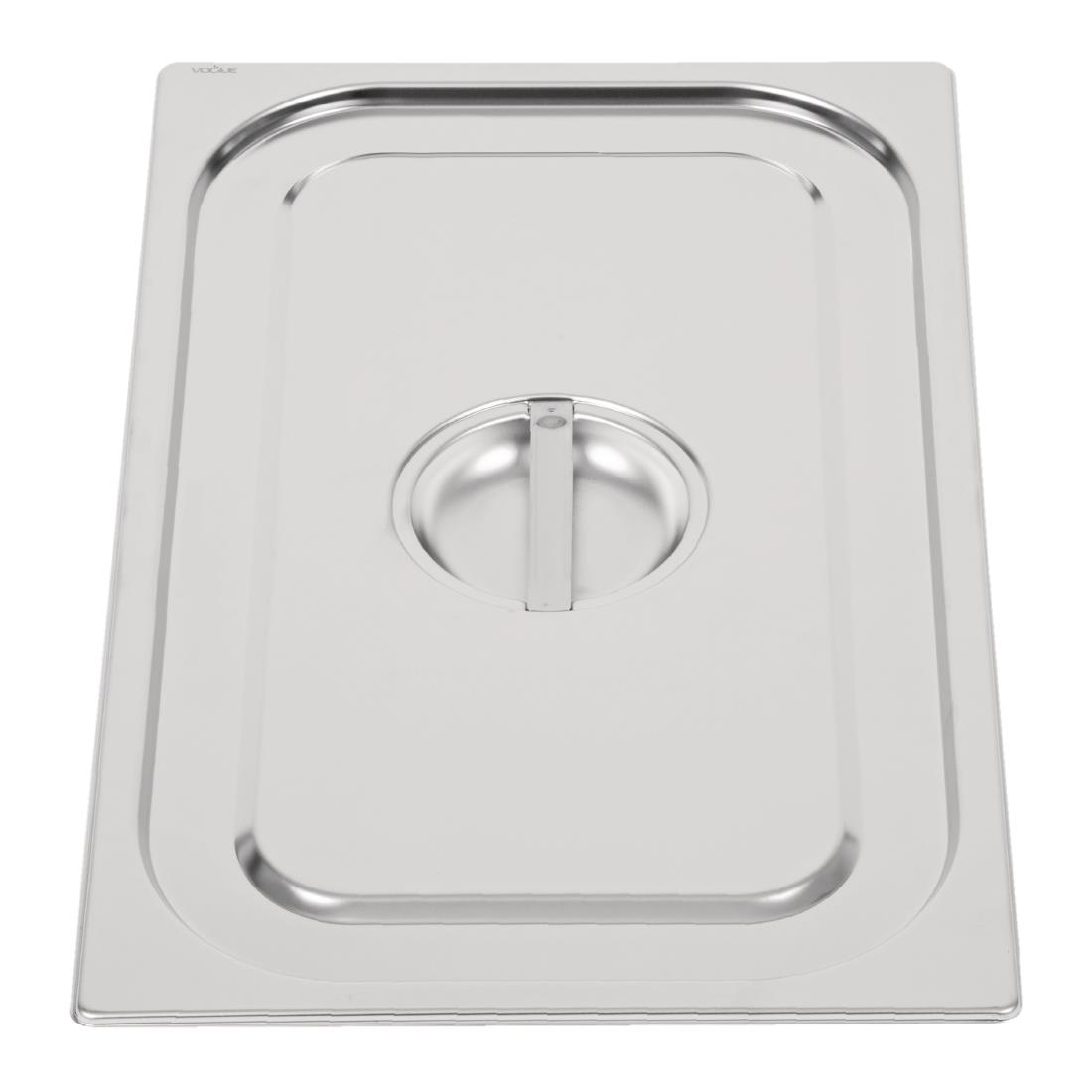 Couvercle inox 18/10 professionnel Vogue GN 1/1 DW455