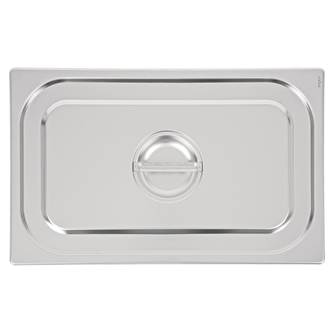 Couvercle inox 18/10 professionnel Vogue GN 1/1 DW455