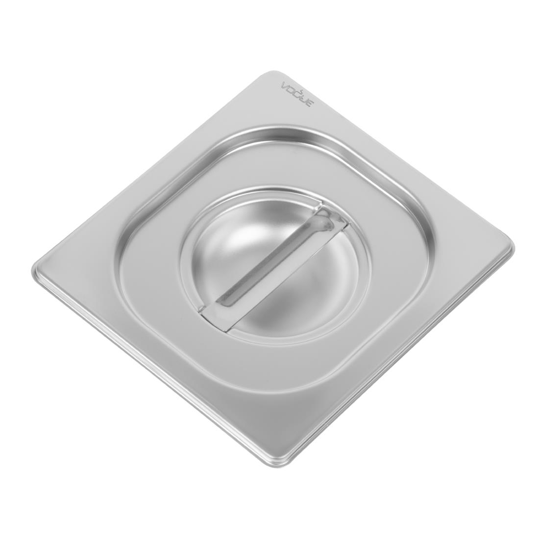 Couvercle inox 18/10 professionnel Vogue GN 1/6 DW459