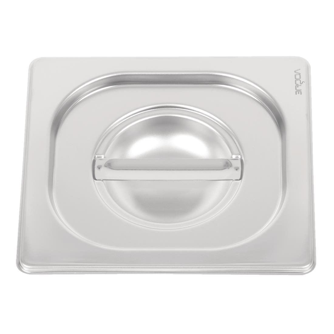 Couvercle inox 18/10 professionnel Vogue GN 1/6 DW459