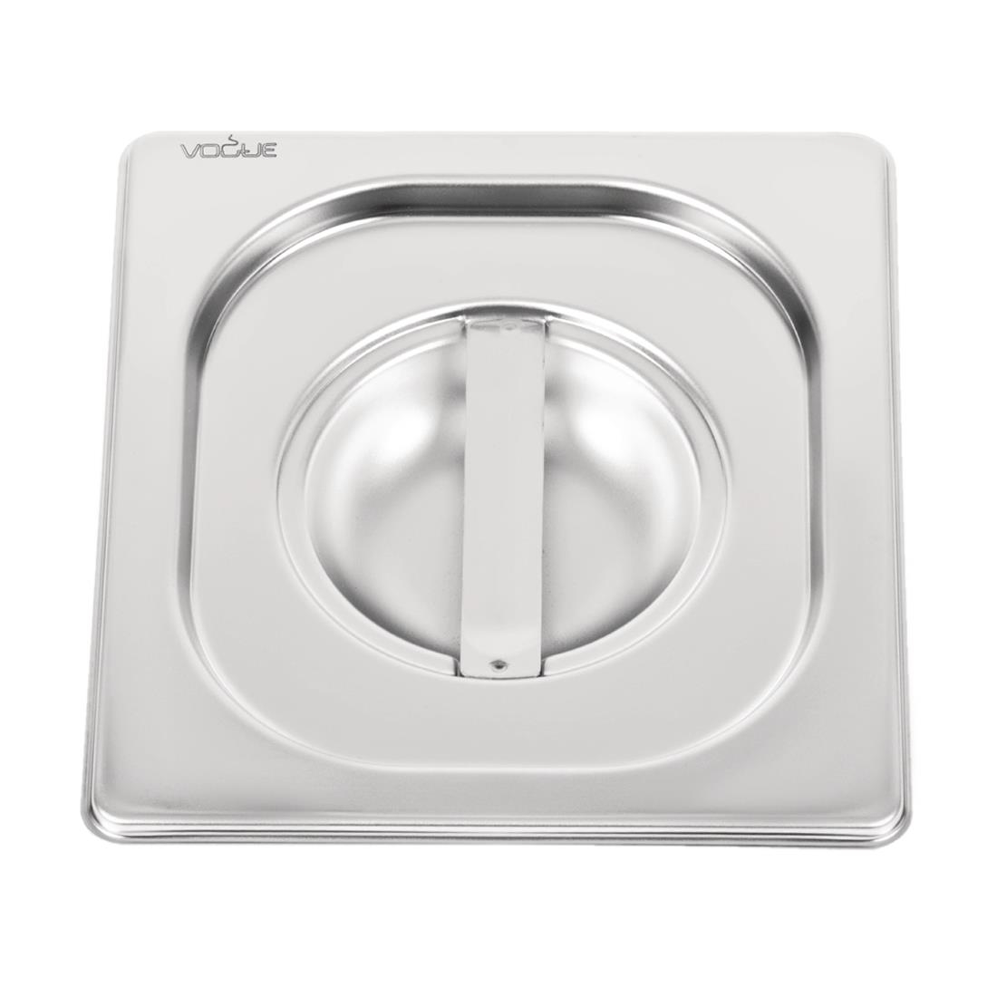 Couvercle inox 18/10 professionnel Vogue GN 1/6 DW459